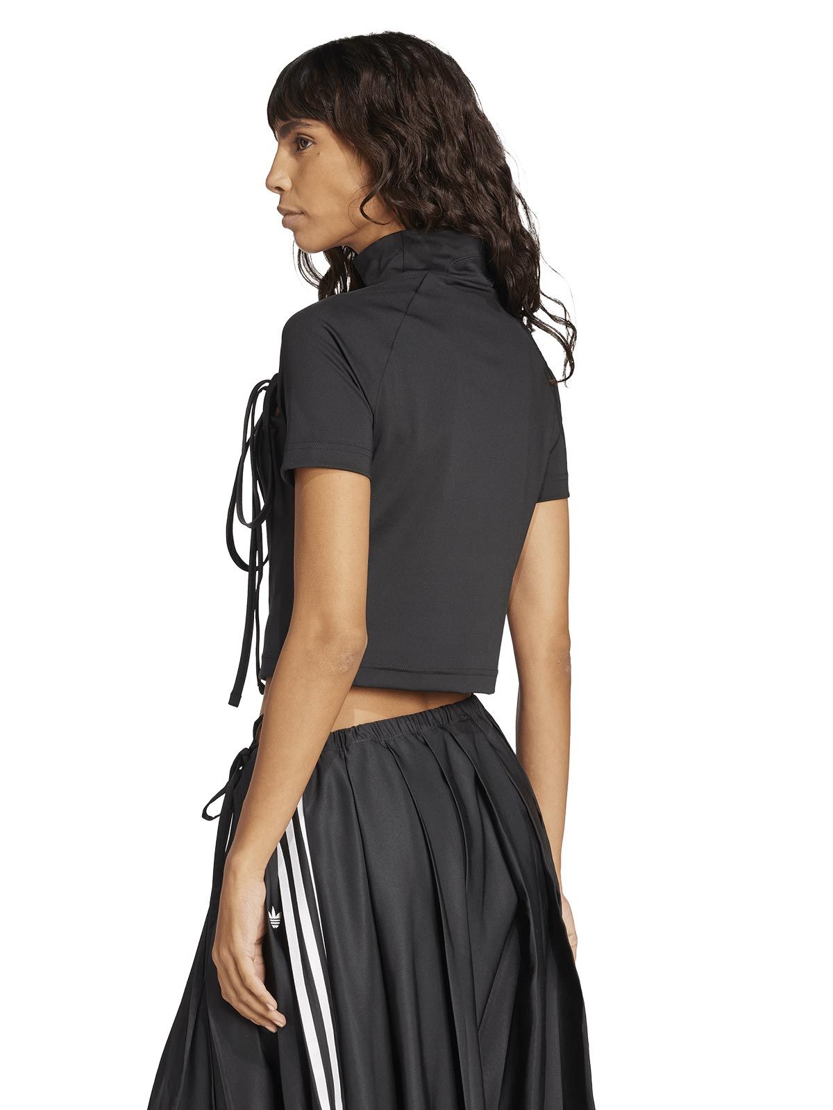 black ribbon adidas crop top | Quaranta Boutique Adidas originals